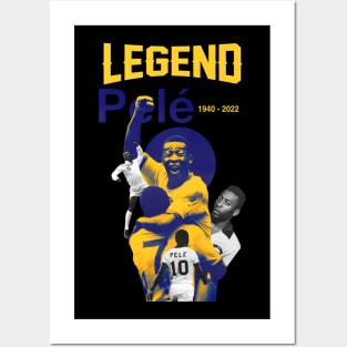 Pelé legend forever Posters and Art